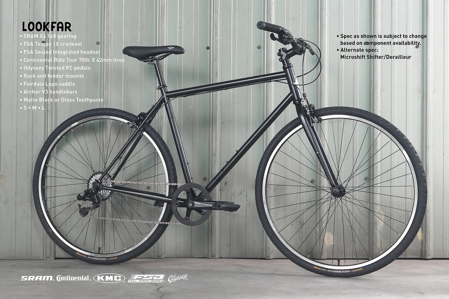 Fairdale Lookfar 8-speed trigger shifter and drivetrain