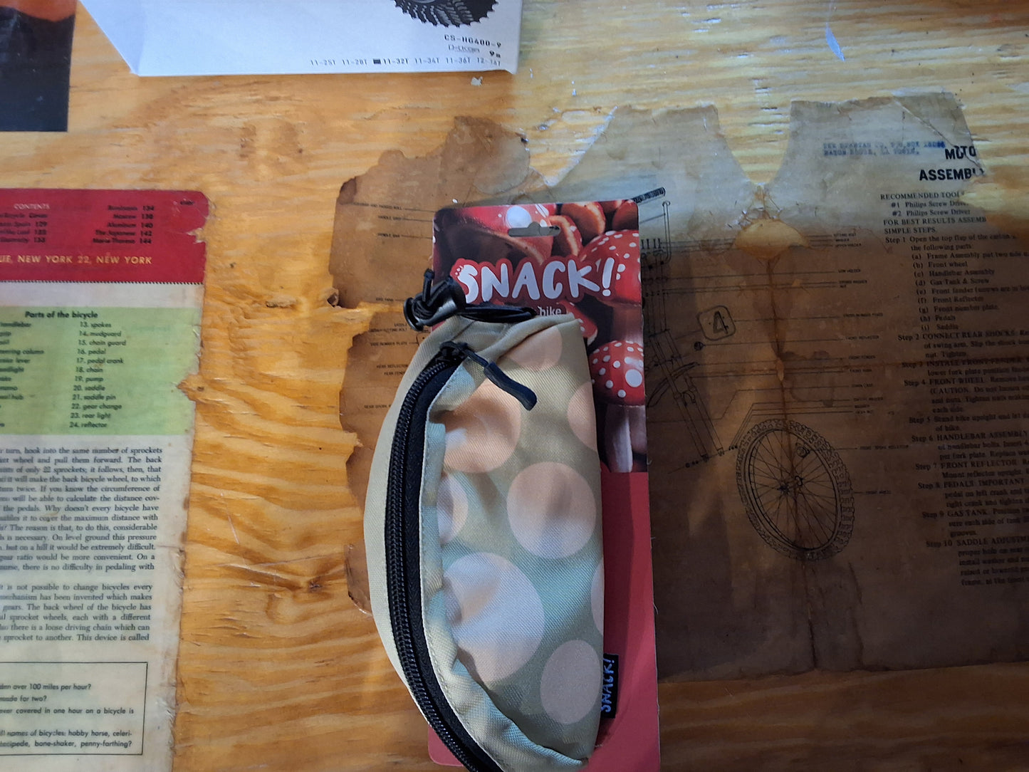 SNACK! Mushroom Frame Bag