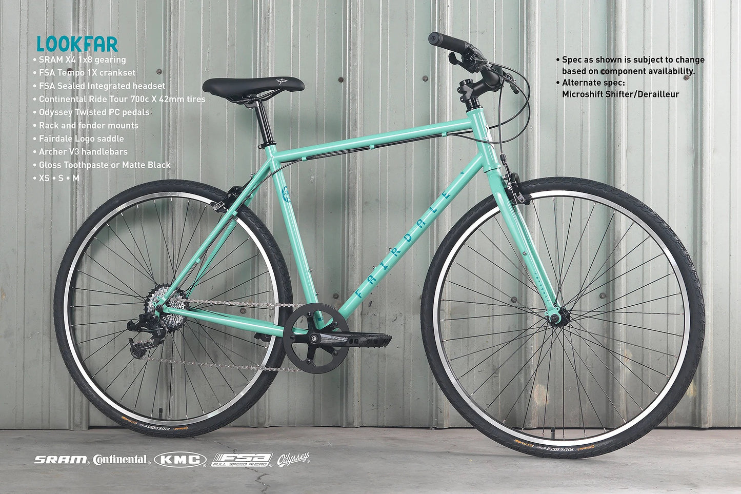 Fairdale Lookfar 8-speed trigger shifter and drivetrain
