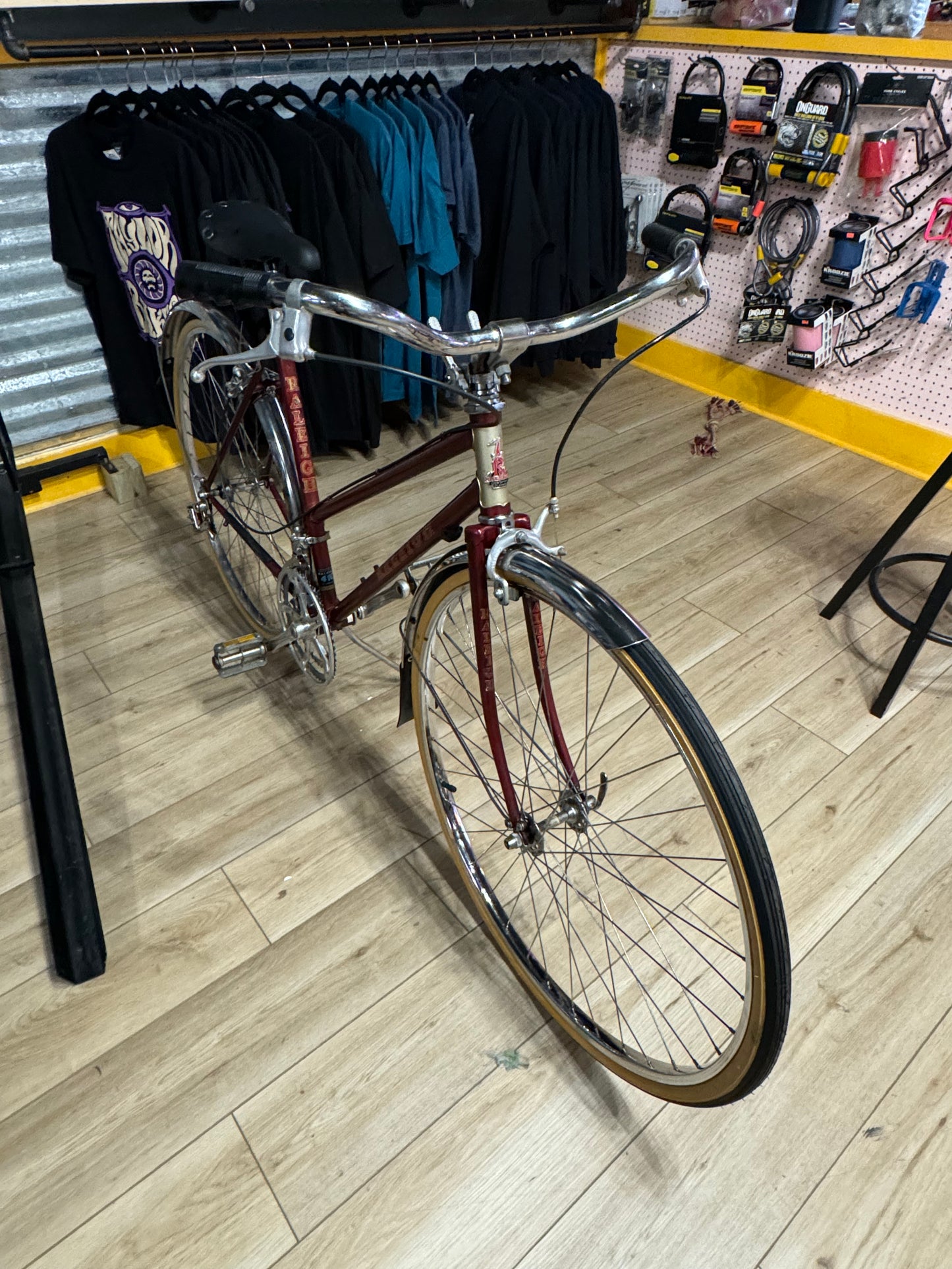 USED BIKE - Vintage Raleigh Step-through, Medium, Maroon