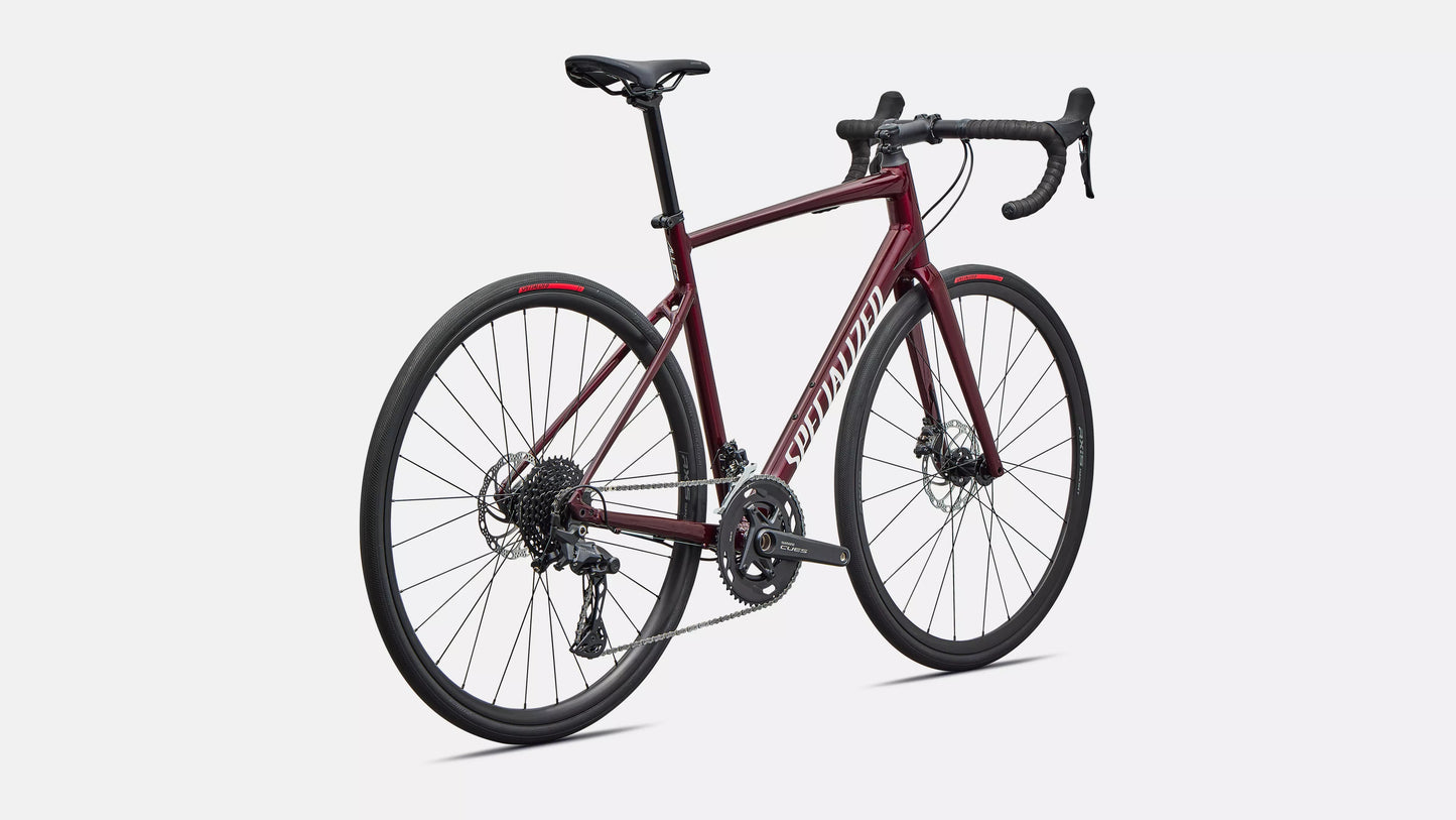 Specialized Allez 56cm – Maroon – Shimano CUES 10-Speed Hydraulic Disc Road Bike