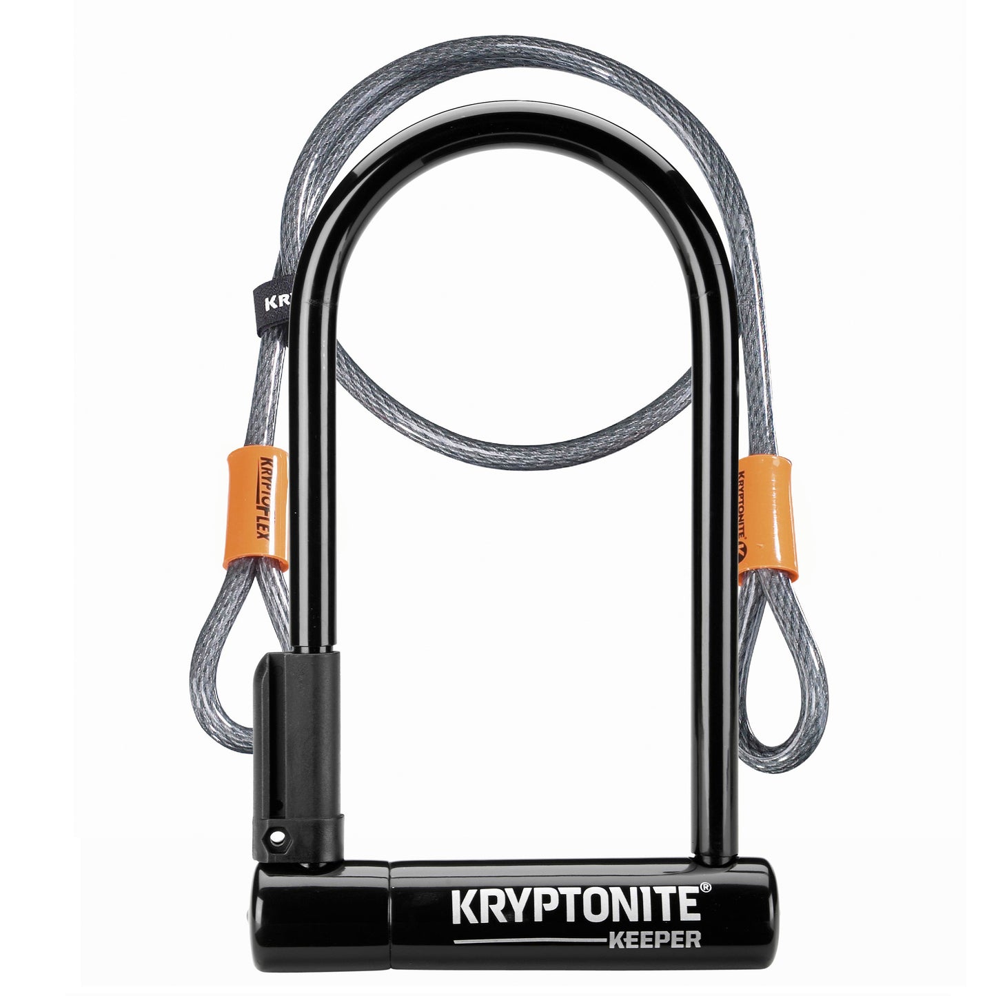 Kryptonite Keeper U-lock with 4' Flex Cable