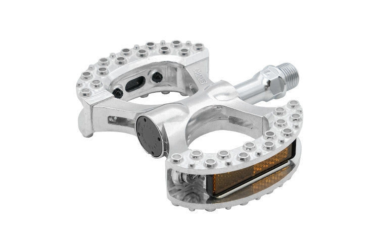 MKS Lambda Pedals - Platform, Aluminum, 9/16", Silver