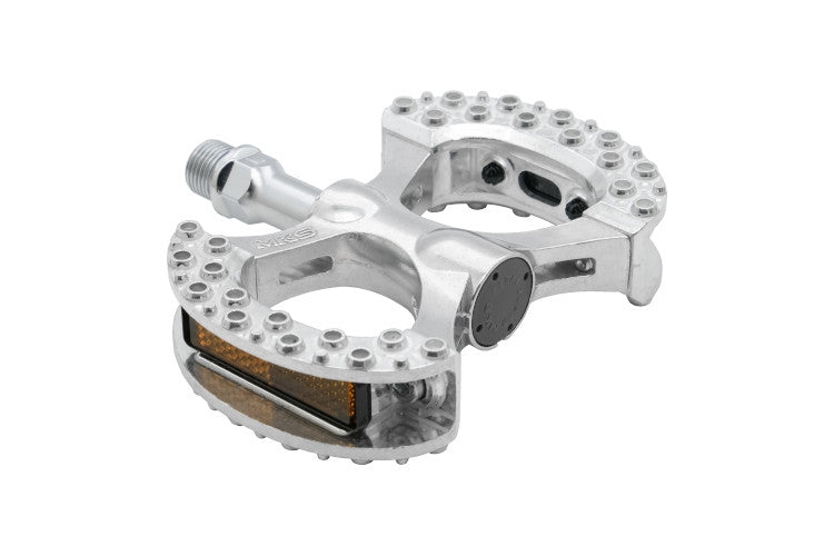 MKS Lambda Pedals - Platform, Aluminum, 9/16", Silver