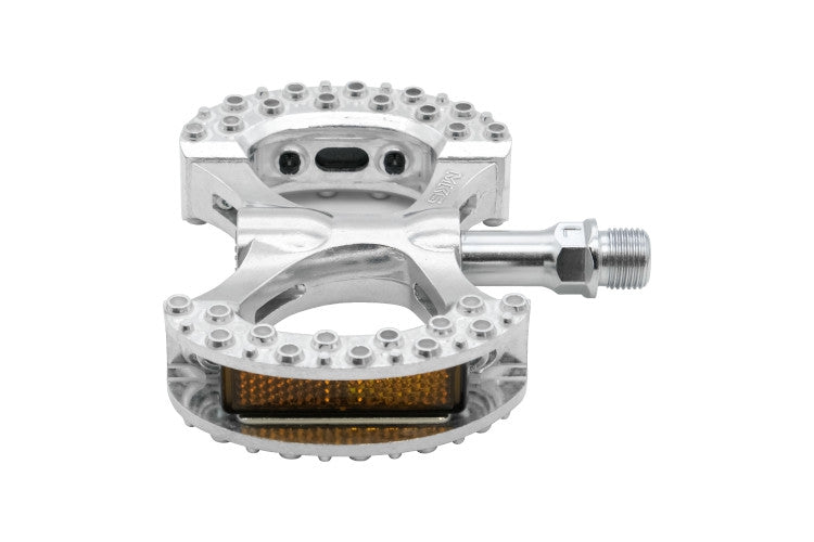 MKS Lambda Pedals - Platform, Aluminum, 9/16", Silver