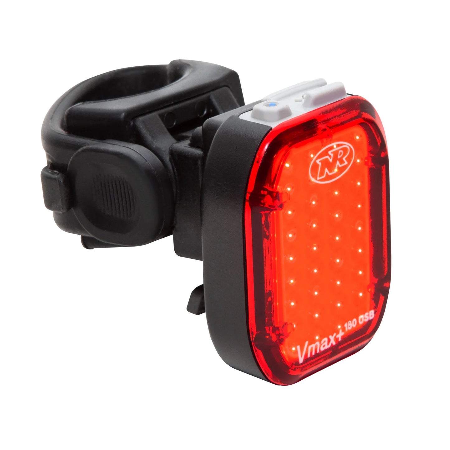 NiteRider VMAX+ 180 rear bike taillight illuminated