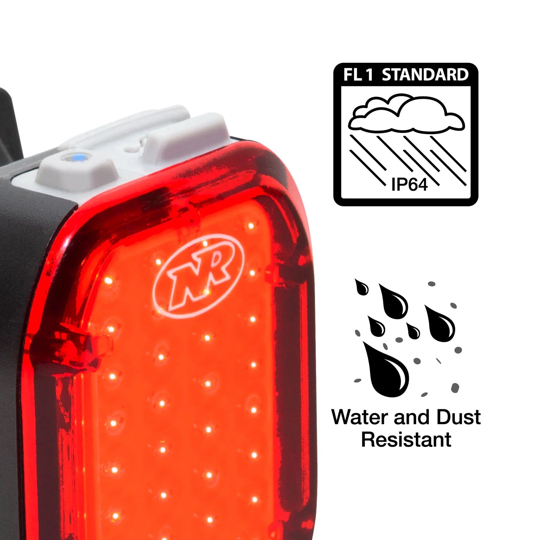 NiteRider VMAX+ 180 USB-C rechargeable taillight
